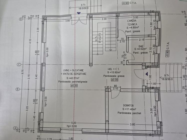 Casă individuală cu 5 camere cu Canalizare în Cumpăna