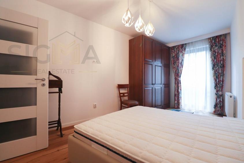 Apartament cu 2 camere semidecomandat, mobilat în Semicentral