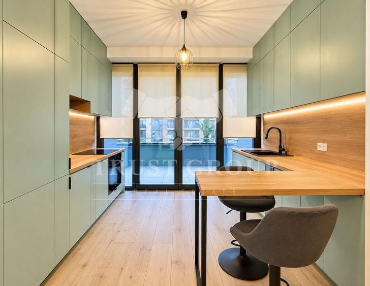 Apartament cu 2 camere decomandat, mobilat în Herăstrău