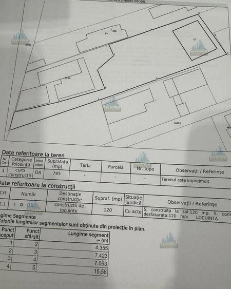 Casă individuală cu 6 camere cu Canalizare în Nord-Vest