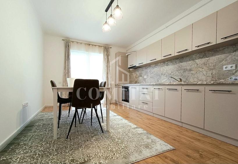 Apartament cu 2 camere semidecomandat, mobilat în Florești