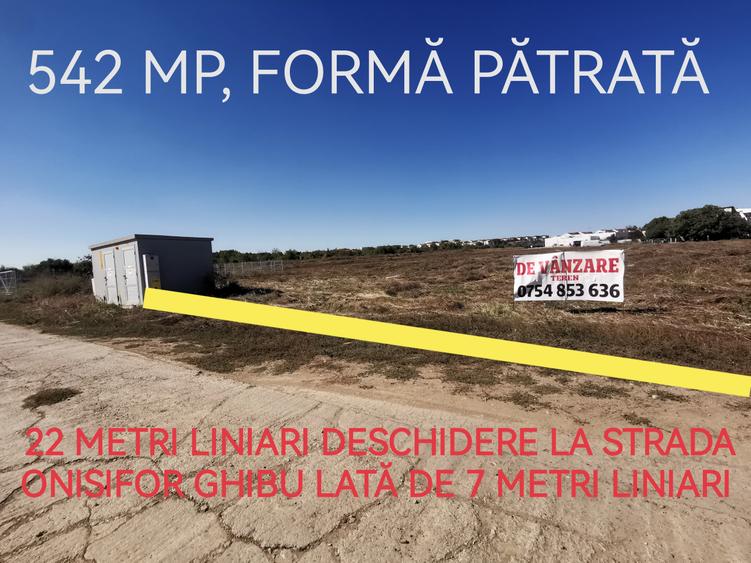 Teren Construcții intravilan de 542 mp, în Galata
