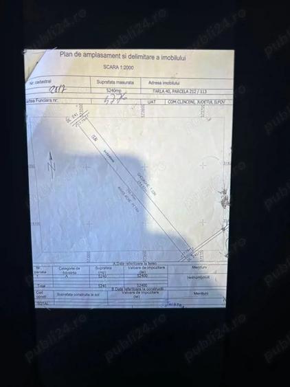 Teren de 5240 mp, în Clinceni