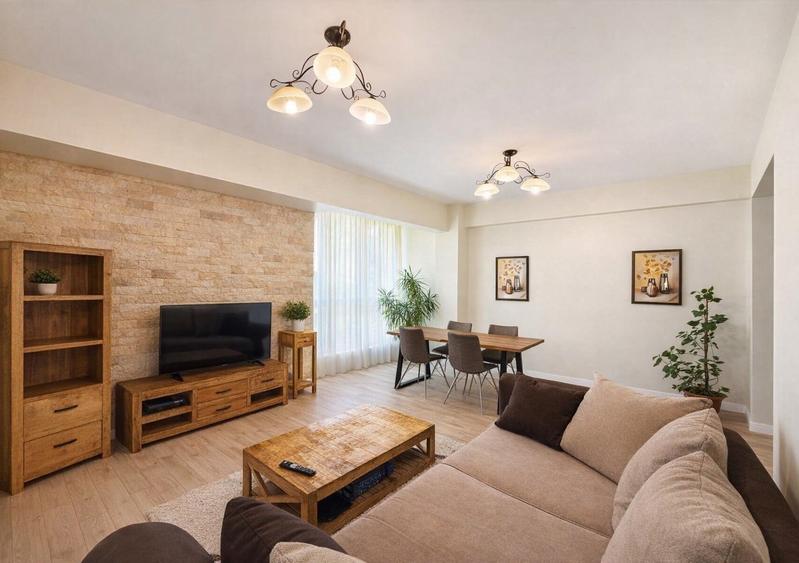 Apartament cu 2 camere decomandat, mobilat în Frumoasa