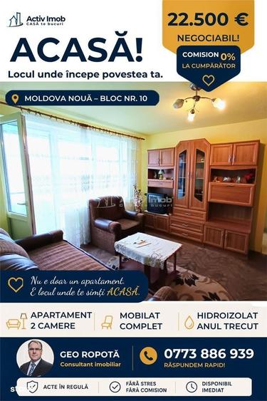 Apartament cu 2 camere în Măcești