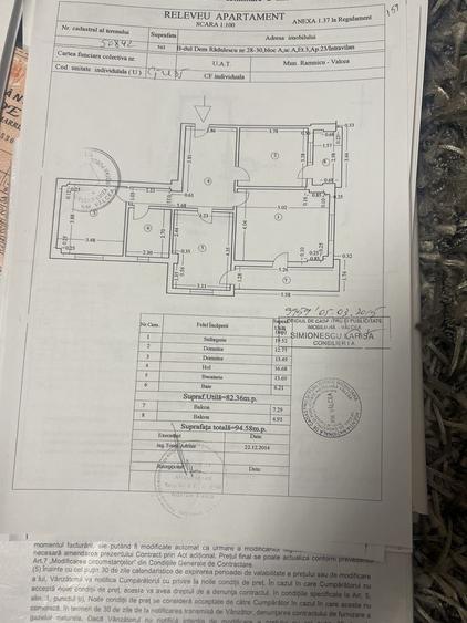 Apartament cu 3 camere în Central