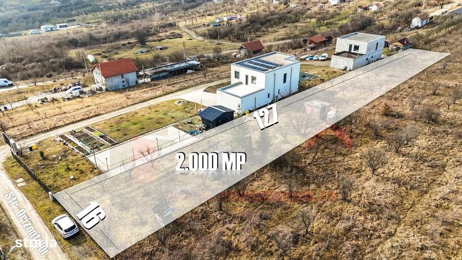 Teren de 2000 mp, în Roșia