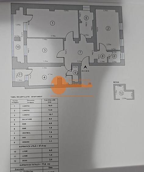Apartament cu 3 camere decomandat, mobilat în Dristor