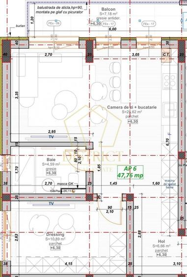 Apartament cu 2 camere si terasa de 6mp | Giroc | Profi - 7