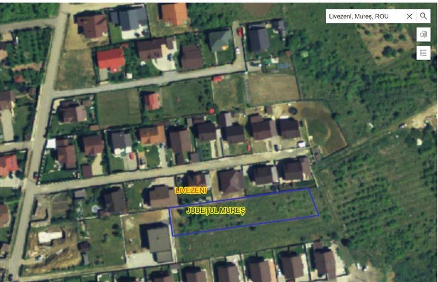 Teren Construcții intravilan de 1500 mp, în Livezeni