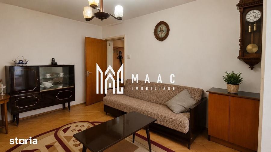 Apartament cu 2 camere semidecomandat, mobilat în Mihai Viteazul
