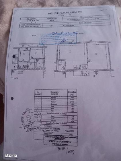 3 camere/ mansarda/ Berceni/zona linistita - 1