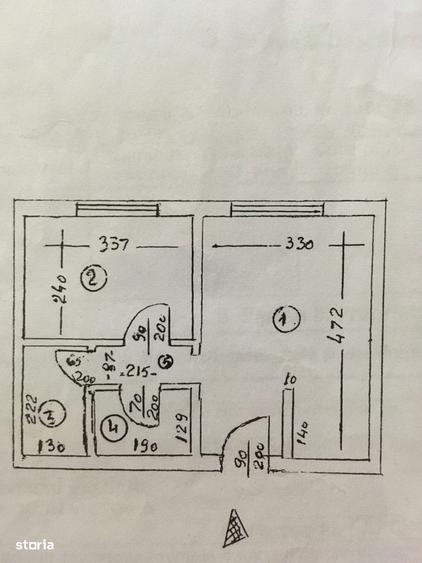 Apartament cu 3 camere decomandat în Unirii Sud
