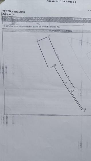 Teren Construcții extravilan de 3600 mp, în Cojocna