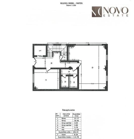 Spațiu comercial, de 944.54 mp, în Gara de Nord