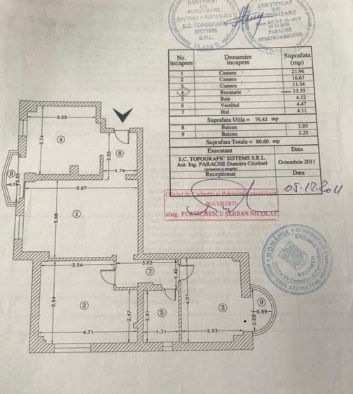 Apartament cu 3 camere decomandat în Calea Călărașilor