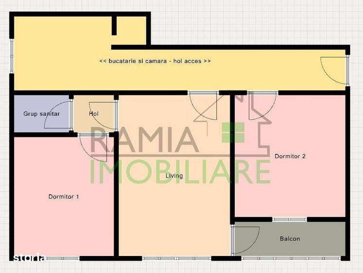 Apartament cu 3 camere decomandat, mobilat în Astra