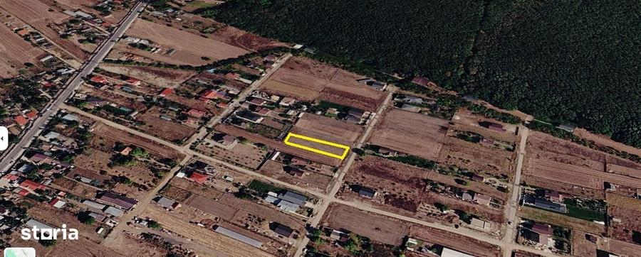 Teren de 1008 mp, în Moara Vlăsiei