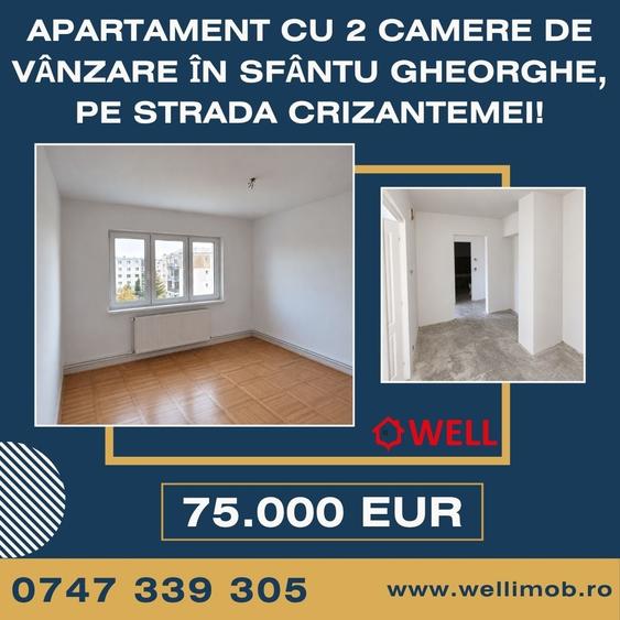 Apartament cu 2 camere în Exterior Est