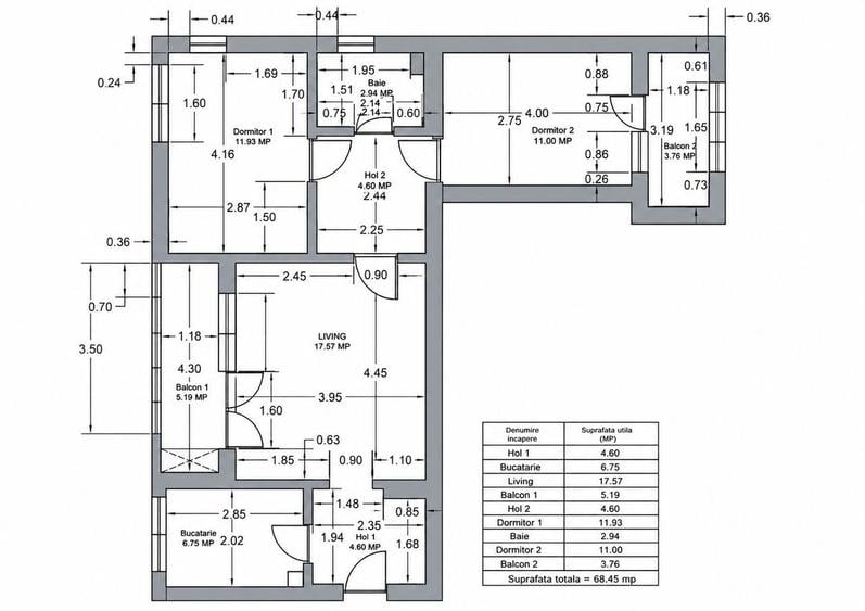 Apartament cu 3 camere semidecomandat în Alexandru Obregia