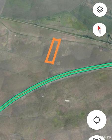 Teren de 2500 mp, în Nord