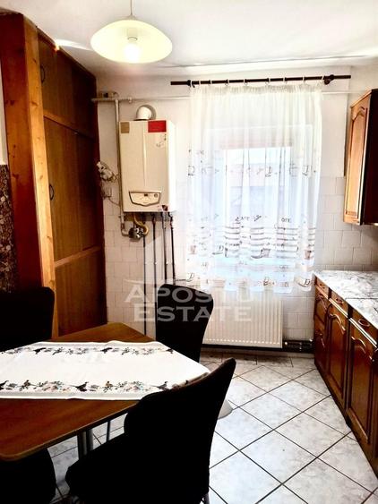 Apartament cu 2 camere semidecomandat, mobilat în Buziașului