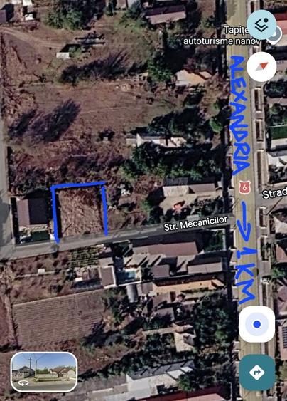 Teren de 500 mp, în Nanov