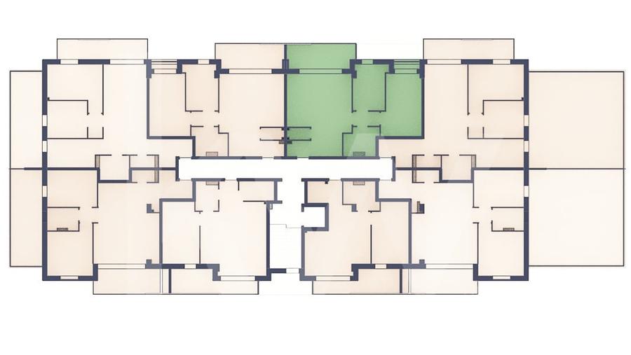 Apartament cu 3 camere semidecomandat în Turnișor