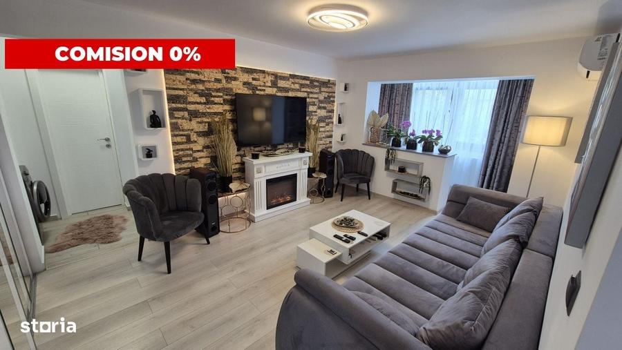Apartament cu 3 camere semidecomandat în Central