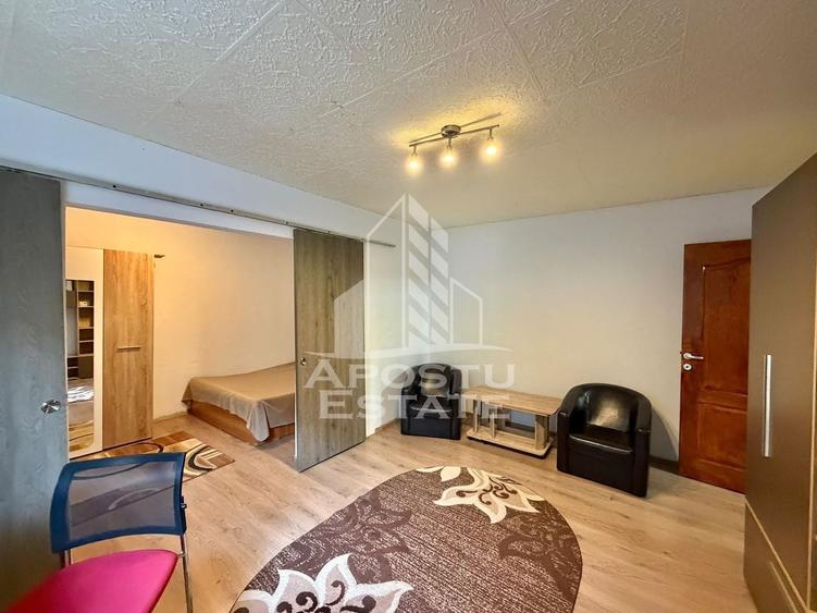 Apartament cu 2 camere semidecomandat, mobilat în Șagului