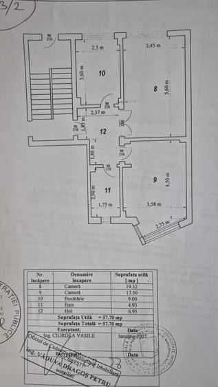 Apartament cu 2 camere decomandat în Giurgiului