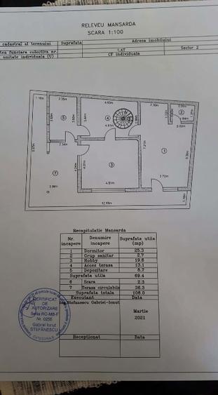 Apartament cu 5 camere circular în P-ța Muncii