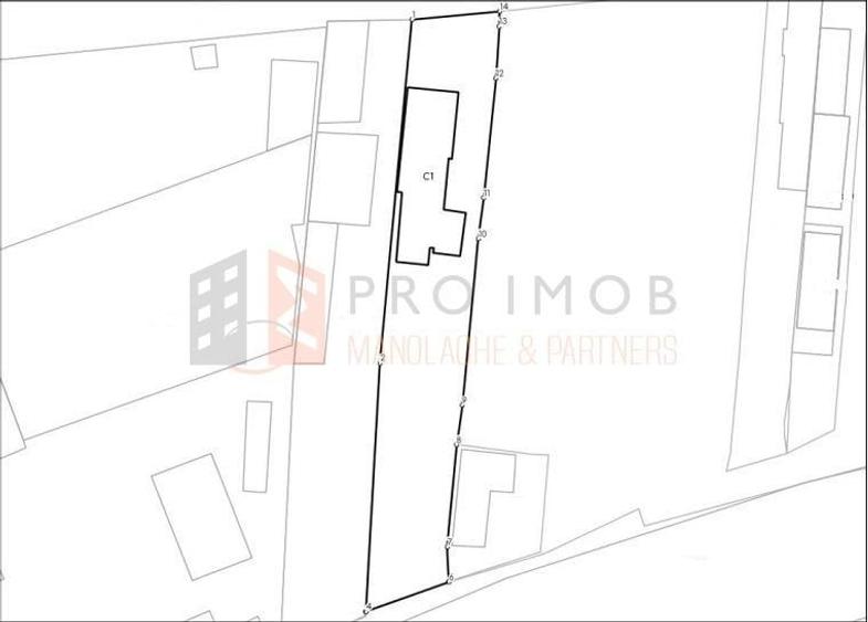 Teren Construcții intravilan de 709 mp, în 1 Decembrie
