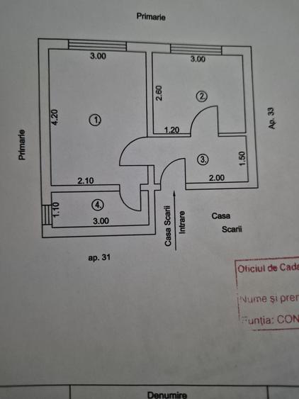 Garsonieră în Central