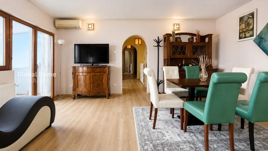 Apartament cu 3 camere decomandat, mobilat în Ștefan cel Mare