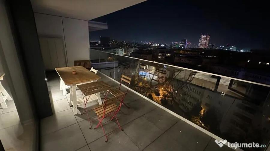 Apartament cu 2 camere semidecomandat, mobilat în Herăstrău