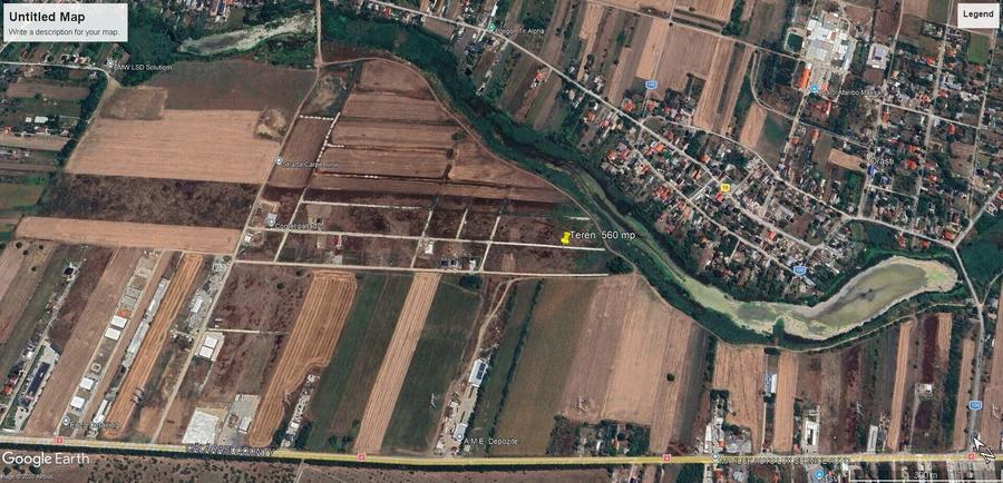 Teren Construcții intravilan de 560 mp, în Frumușani