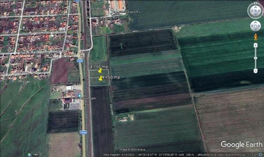 Teren Construcții intravilan de 4750 mp, în Șofronea