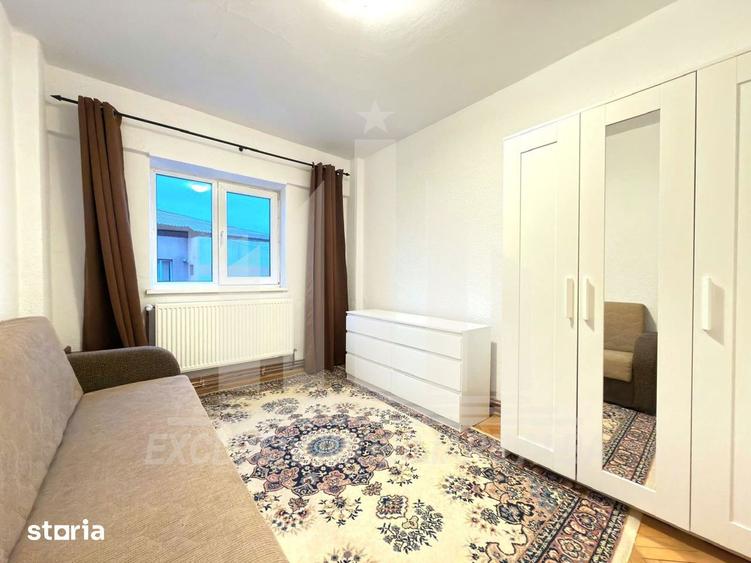 Apartament cu 3 camere decomandat, mobilat în Cetate