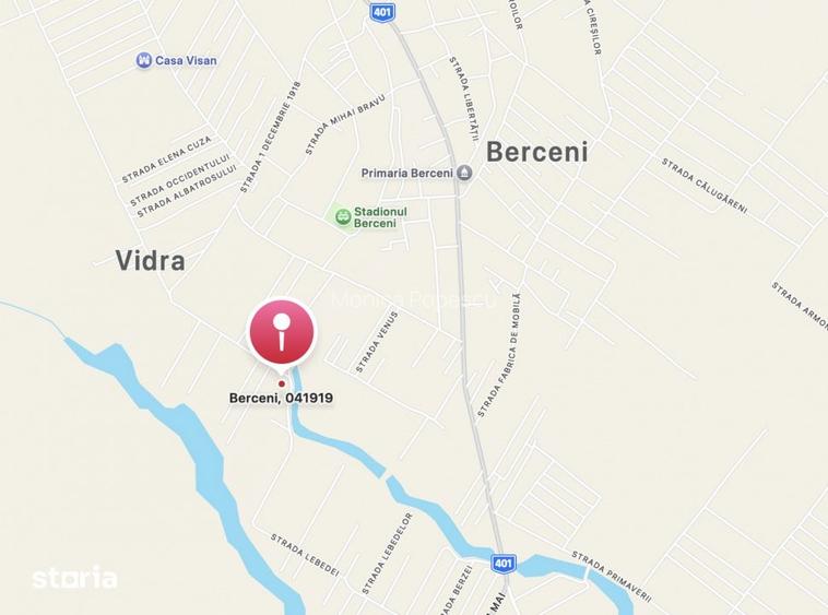 Teren intravilan cu autorizatie de constructie Comuna Berceni, 314