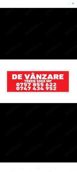 Teren de 5008 mp, în Valea Danului