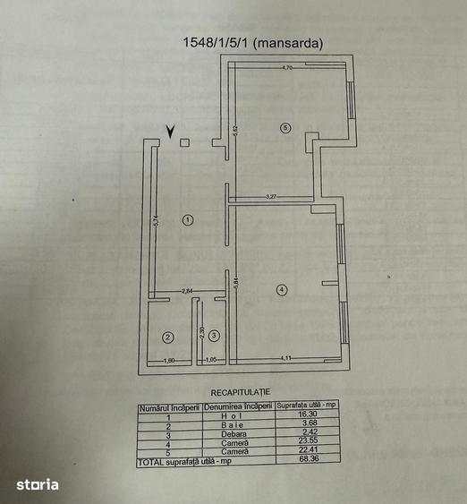 Apartament cu 4 camere decomandat în Păcurari