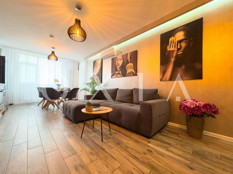 Apartament cu 2 camere semidecomandat, mobilat în Circumvalațiunii