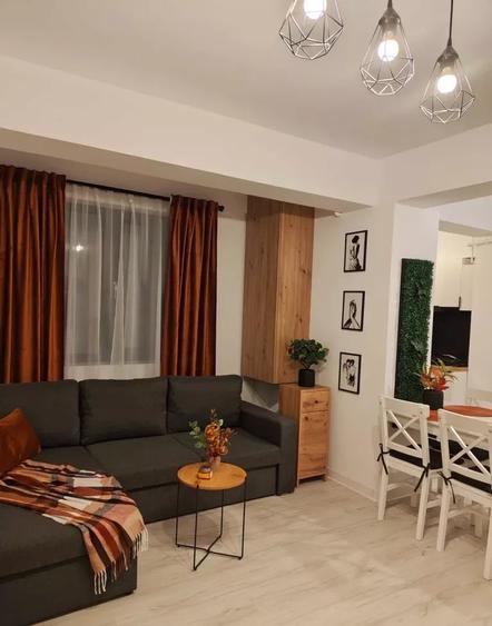 Apartament cu 2 camere semidecomandat, mobilat în Otopeni