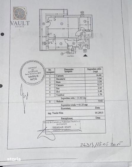 Garsonieră decomandată în Tudor Vladimirescu