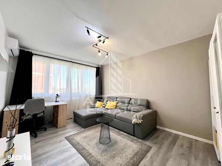 Apartament cu 2 camere, mobilat în Punctele Cardinale