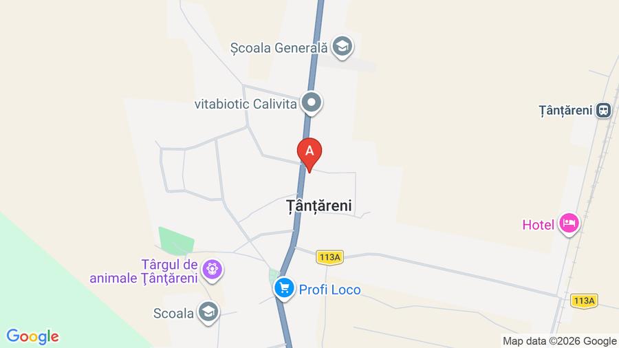 Teren Construcții intravilan de 2000 mp, în Țânțăreni