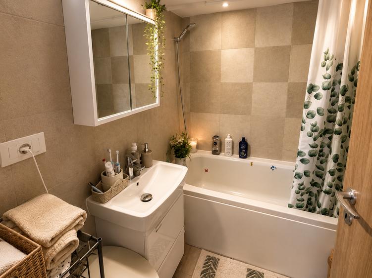 Apartament cu 3 camere semidecomandat în Central