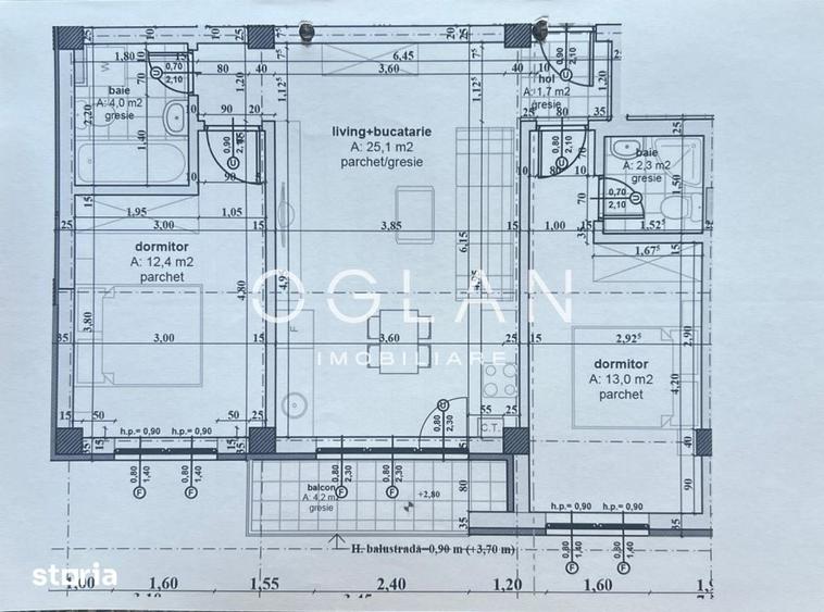 Apartament modern 3 camere, 2 bai, Etaj 2, Cartierul Arhitectilor - 3