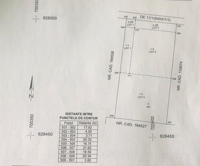 Teren Construcții intravilan de 500 mp, în Bucium